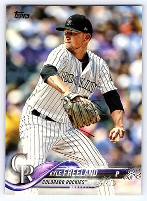 2018 Topps Series 2 Base # 586 Kyle Freeland - Colorado Rockies - Image 1 of 2
