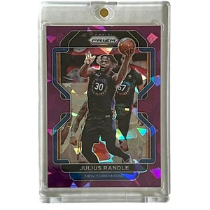 Tarjeta Julius Randle - 2021-22 Panini Prizm Purple Ice 44/149 NY Knicks Mavericks - Imagen 1 de 2