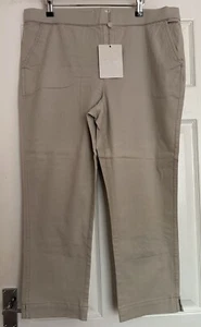 COLEBROOK By WINDSMOOR Women’s Elasticated Chino Type Trousers Size UK 16 NEW - Picture 1 of 10