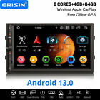 Android 13 Doppel 2Din DAB+ Autoradio GPS Navi WiFi OBD2 BT 5.0 CarPlay DSP 64GB