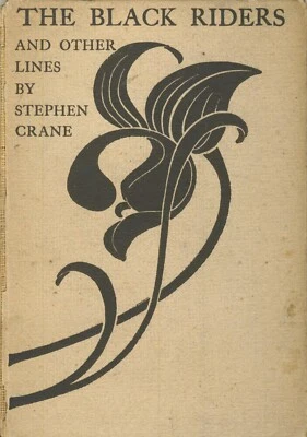 RARE Stephen Crane The Black Riders and Other Lines 1896 edition Fair condition Foto 1 de 4