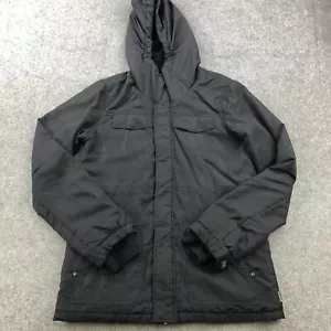 Billabong Jacket Mens Large Black Solid Full Zip Hiking Hooded Surf - Picture 1 of 8