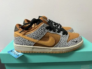 CD2563-002 Nike Dunk Low SB ISO Safari Sz 6.5 Kumquat Atmos Diamond Shark Future - Picture 1 of 5