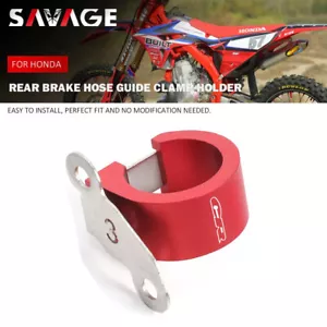 Soporte de abrazadera de guía de manguera de freno trasero para HONDA CR125R 1998-2007 CR250R 1997-2007 - Imagen 1 de 11