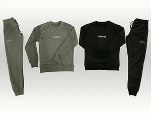 Mujeres Poliéster MUJER Logotipo Completo Chándal Set Sudor Prenda para el torso Correr Pantalón Parte inferior Gimnasio - Imagen 1 de 7