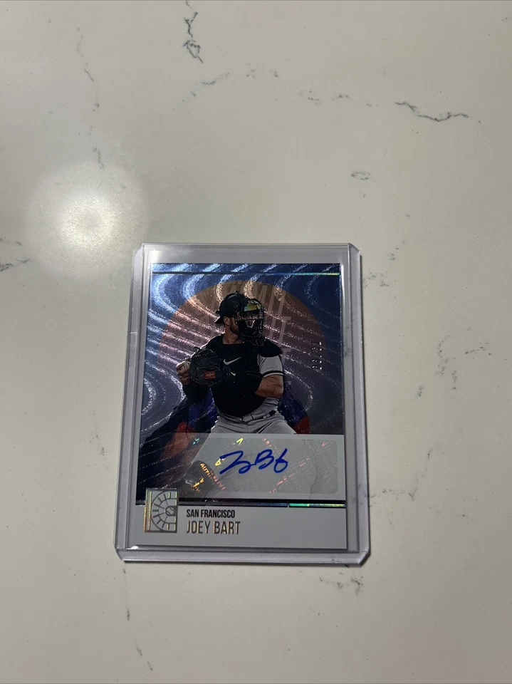 2022 Capstone Baseball Summit Signatures Auto Holo Silver #SS-JB Joey Bart /99 - Image 1 of 2