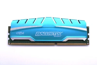 Crucial Ballistix Sport_ 8 GB Gaming RAM Stick _ DDR3-1600 _ BLS8G3D169DS3 - Image 1 of 3