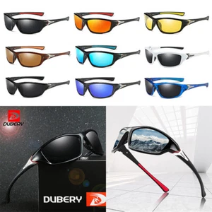 DUBERY Polarized Goggles Sunglasses Men's Driving Shades Vintage Driving Fishing - Picture 1 of 18