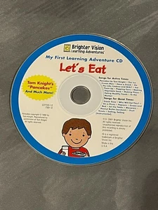 Brighter Vision Learning Adventures First Learning Adventure CD Let’s Eat - Picture 1 of 2