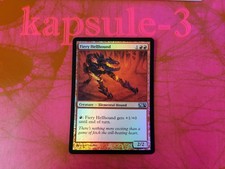 1x Fiery Hellhound | FOIL | M12 Magic 2012 | MTG Magic Cards