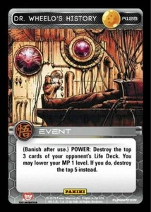DBZ Dragon Ball Z TCG Card Panini Movie Collection R128 Dr. Wheelo's History - Picture 1 of 1