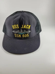 USS Jack SSN 605 Embroidered Baseball Cap NEW - Picture 1 of 3