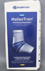 Bauerfeind - MalleoTrain - Sprunggelenkbandage linker Fuß - Größe 3 - Farbe Titan - Bild 1 von 4