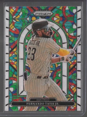 2022 Panini Prizm - Stained Glass Fernando Tatís Jr. #SG-1 White Wave Prizm - Image 1 of 2