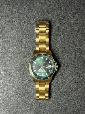 Reloj pulsera de acero inoxidable Fossil FB-01 42 mm tono dorado esfera/cara Foto 1 de 4