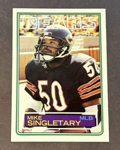 1983 Topps Mike Singletary Rookie RC #38 - Chicago Bears - NR MT - MT - Photo 1/2