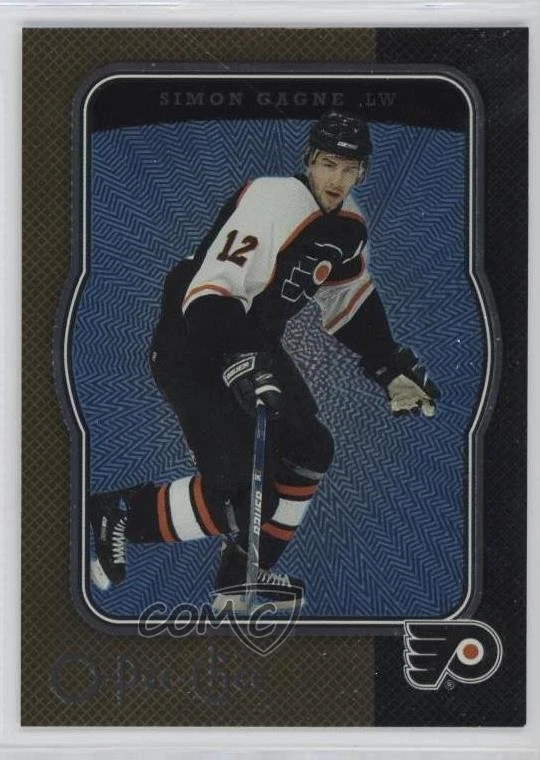 2007-08 O-Pee-Chee Micromotion Simon Gagne #354 - Image 1 of 2