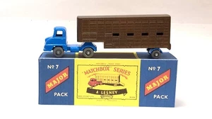 Vintage Lesney Matchbox Restored M7 Major Pack Cattle Truck,  Must Read Details, - Picture 1 of 7