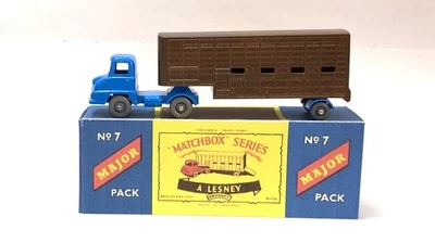 Vintage Lesney Matchbox Restored M7 Major Pack Cattle Truck,  Must Read Details, - Image 1 of 4