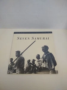 Seven Samurai 1954 Laserdisc LD The Criterion Collection #67A Akira Kurosawa B&W - Picture 1 of 7