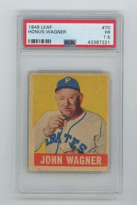1948 Leaf Honus Wagner No70 PSA 1.5 - Изображение 1 из 2