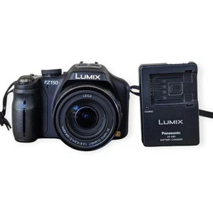 Panasonic Lumix DMC-FZ150 Black Digital Camera 24x Zoom 12.1 MP Tested Works - Picture 1 of 10