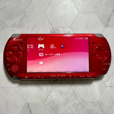 PSP-3000 PlayStation Portable Radiant Red - Image 1 of 2