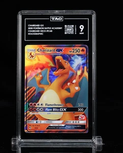 Pokemon Charizard GX Battle Academy 9/68 TAG 9 Holo - Picture 1 of 2