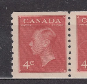 1950 #300 4¢ KING GEORGE VI WITH “POSTE-POSTAGE” COIL ISSUE F-VFNH - Picture 1 of 2