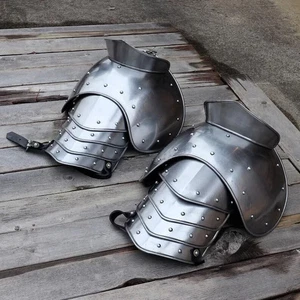 Caballeros Medievales Armadura Hombro Par de Calzoneras LARP Guerrero Juegos con disfraces Mejor Regalo - Imagen 1 de 5