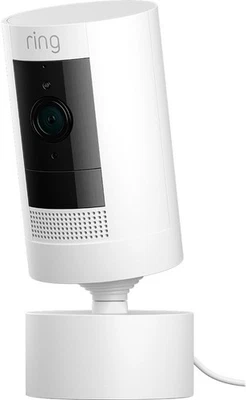 Anillo Interior/Exterior Pan-Tilt Montaje para Ring Stick Up Cam Plug-In - Blanco Foto 1 de 4