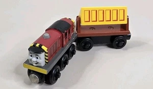 Thomas The Tank & Friends Wooden Railway Magnet Trains SALTY And The DUMPER - Picture 1 of 9