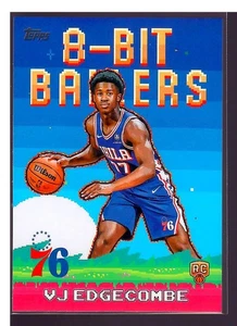 Balones de baloncesto Topps 2025-26 inserción de 8 bits VJ Edgecombe #8B-33 RC 76ers - Imagen 1 de 1