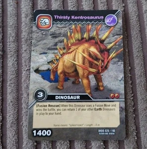 Dinosaur King Trading Card Game DKBD-026/100 Thirsty Kentrosaurus 2009 - Picture 1 of 2