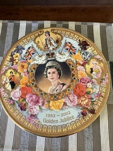 DAVENPORT LIMITED EDITION QUEEN GOLDEN JUBILEE LONG TO REIGN OVER US PLAQUE - Picture 1 of 8