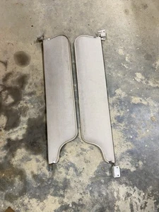 67-72 FORD TRUCK F100 F250 F350 USED WHITE SUNVISORS VISERS VISORS Bump Side - Foto 1 di 9