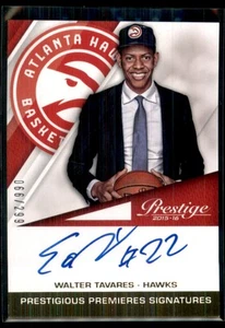 2015-16 Panini Prestige Prestigiose Prestigiose Firme Walter Tavares RC Auto - Foto 1 di 2