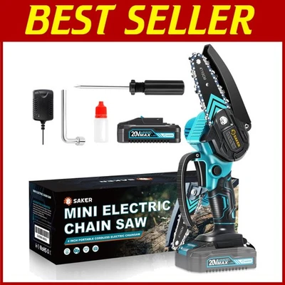 Lightweight Handheld Chainsaw - Ideal for Garden & Household - Image 1 of 4