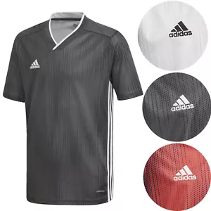 Adidas Youth Tiro 19 Jersey Soccer Climalite Tshirt for Kids Training NEW - Picture 1 of 12