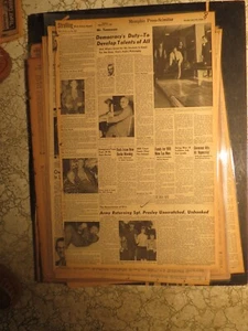 Newspaper History 1960 ELVIS ARMY SGT PRESLEY PHOTO GERMAN GIRL NOT MARRIED - Picture 1 of 1