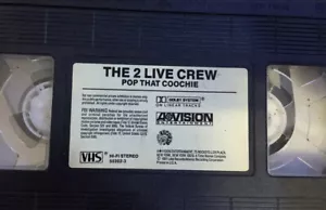 The 2 Live Crew Pop that Coochie VHS - Picture 1 of 2