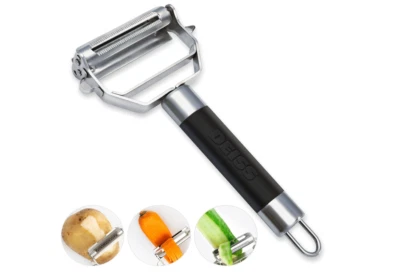 Deiss PRO Pelapatate Doppio Julienne e Pelapatate - Manico Comodo Antiscivolo - Immagine 1 di 3