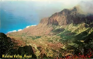 Postal Kalalau Valley Kauai Hawaii HI pm 1969 - Imagen 1 de 2