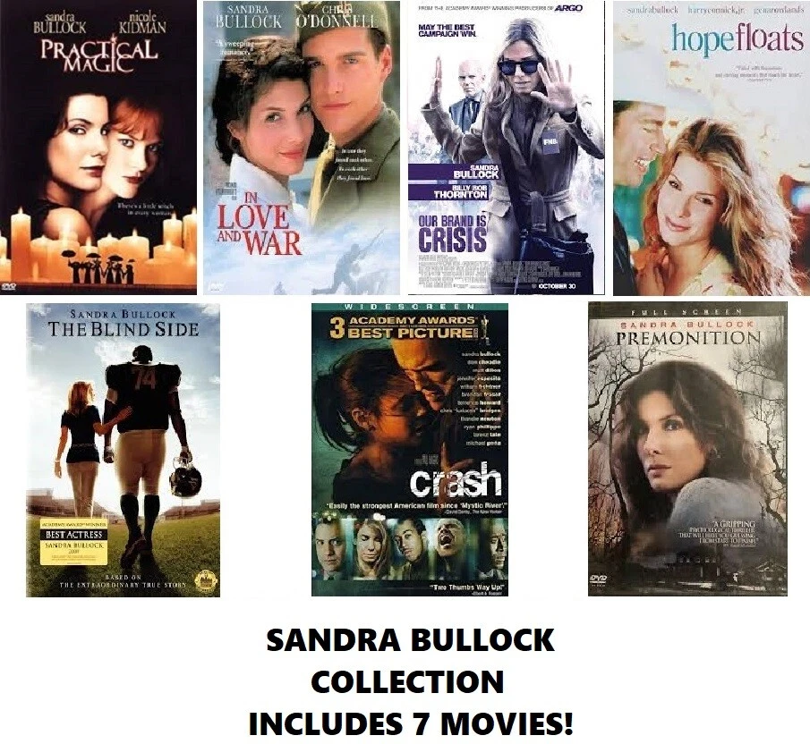 Sandra Bullock 7 Film DVD Collection: Practical Magic/Hope Floats/The Blind Side - Image 1 of 1