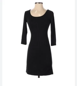 Vestido Mudd negro recortado en la espalda para mujer talla XS - Imagen 1 de 6