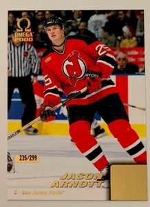 1999-00 (DEVILS) Pacific Omega Gold #132 Jason Arnott 235/299 - Picture 1 of 2