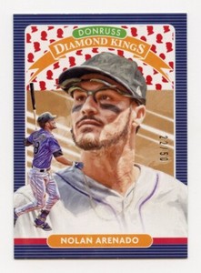 2020 Panini Donruss Diamond Kings Presidential Collection /50 Nolan Arenado #29