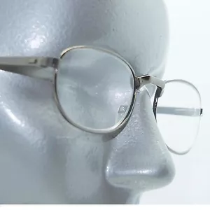 Occhiali da Lettura Basso Profilo Grigio Lucido Metallo Montatura Piccola +Lente 1,50 - Foto 1 di 4