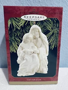 Hallmark Keepsake Ornamento Regalo de Amor de Dios 1997 Jesús María José NUEVO - Imagen 1 de 4