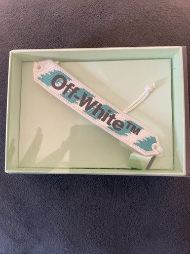 OFF WHITE Bracciale Macrame Bianco Off